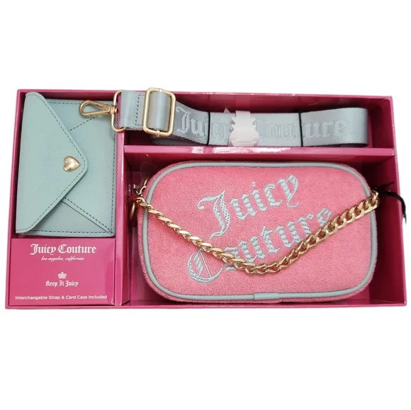 Juicy Couture Pink and Gray Accessory Set - Picture 6 of 7